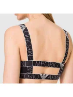 Bralette športová podprsenka 163651 1P227 00135 tmavo modrá - Emporio Armani