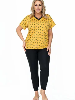 Pohodlné pyžamo pre plnoštíhly model 158185 Donna