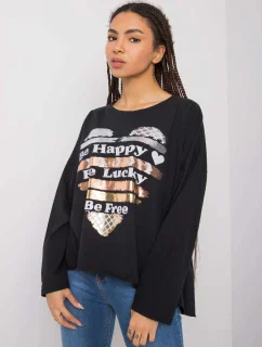 Blúzka DHJ BZ 21103.06P čierna