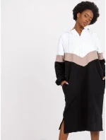 Šaty RV SK 7462.00 biela a čierna