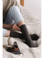 DÁMSKE PONOŽKY S ŤAVOU VLNOU 053