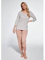 Cornette 767/359 Nadia 3/4 M-2XL dámske pyžamo Cornette 767/359 Nadia 3/4 M-2XL dámske pyžamo