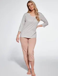 Cornette 767/359 Nadia 3/4 M-2XL dámske pyžamo