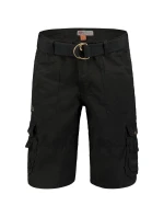 Geografické Nórsko Perou DB 063 M SY3035H/GN-čierne šortky