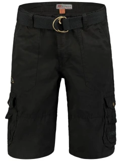 Geografické Nórsko Perou DB 063 M SY3035H/GN-čierne šortky