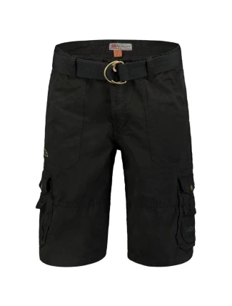 Geografické Nórsko Perou DB 063 M SY3035H/GN-čierne šortky