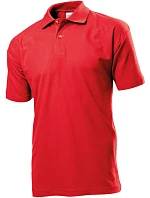 Stedman Polo Men Piqué polo 05.3000 šarlátovo červená Stedman Polo Men Piqué polo 05.3000 šarlátovo červená