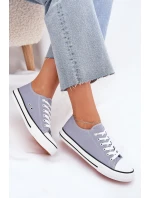 Damskie Klasyczne Trampki Niebieskie Omerta