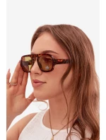 Dámské sluneční brýle s UV filtrem hnědo-zelené