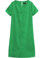 Zelené trapézové šaty (435ART)