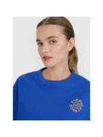 Dámske tričko oversize s potlačou 4F 4FWSS25TTSHF1993-36S