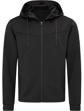 Stedman Scuba Jacket Men Pánska potápačská bunda s kapucňou 05.5840 black opal Stedman Scuba Jacket Men Pánska potápačská bunda s kapucňou 05.5840 black opal