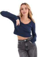 Blúzka WT BZ A1297.95 tmavomodrá