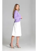 Dámska sukňa SP118 Ecru - Lanti