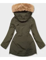 Dámska zimná bunda khaki (CAN-588)