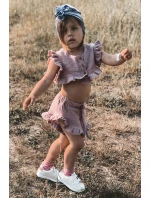 Dziecięce Tenisówki Na Rzepy Biało-Tęczowe Cute Girl