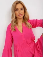 Šaty D73761M30214B fuchsiová