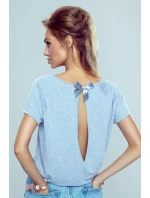 Blúzka Ilza Melange - Svetlosivá - Eldar