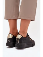 Športová obuv na platforme model 216473 Krok vo veľkom štýle Športová obuv na platforme model 216473 Krok vo veľkom štýle