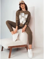 FEMMES dámska mikina hnedá FashionStreet BY1282