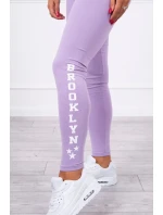 Brooklyn legíny nohavice svetlo fialovej
