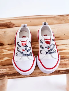Detské látkové tenisky BIG STAR KK374048 White