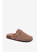 Dámske papuče Papuče so zlatou prackou Khaki Alpine