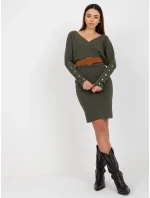 Dámske šaty TW SK BE BQ183.19 khaki - FPrice