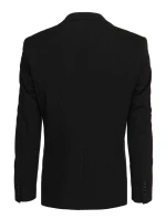 Pánske jednoradové sako čierne FashionStreet MX0631