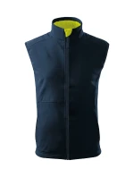Vision pánska softshellová vesta námornícka modrá