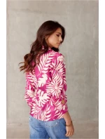 Dámska košeľa s dlhým rukávom BLU0136-F14 - Roco Fashion