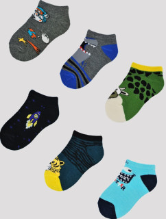 Chlapčenské vzorované ponožky ST004
