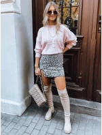 Dámsky oversize sveter SKYLARK pink FashionStreet MY2134