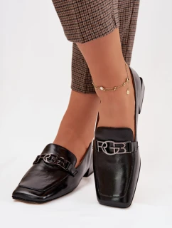 Kožené dámské mokasíny s ozdobným detailem D&A CR61-3125 Béžové