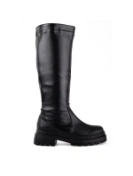 Dámske čižmy na plochom vysokom podpätku HXZ22-52B - T.Sokolski Dámske čižmy na plochom vysokom podpätku HXZ22-52B - T.Sokolski