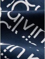 Pánske pyžamo L/S PANT SET 000NM2184E GVB tm. modré - Calvin Klein