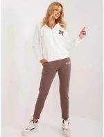 Dámsky set RV KMPL 9178.27 Ecru s hnedou - FPrice