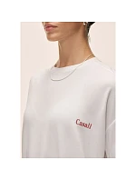 Dámske tričko Casall Oversized Cotton Blend Tee, biele Dámske tričko Casall Oversized Cotton Blend Tee, biele