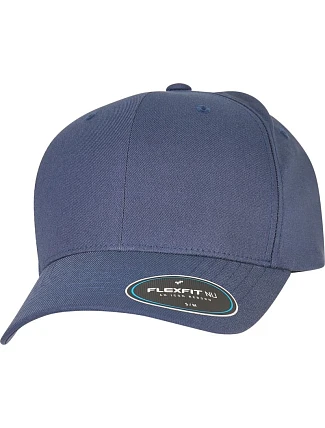 Flexfit 6100NU 6-panelová čiapka s kšiltom „NU®“ 55.6100 tmavomodrá