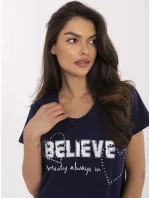 Tričko CLM TS 1726.87 tmavomodré Tričko CLM TS 1726.87 tmavomodré