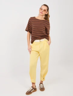 Nohavice MI SP P6224.71 svetložltá