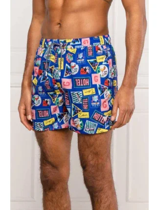 Pánske plavky F02T06WO01K-P5C5 viacfarebná - Guess Pánske plavky F02T06WO01K-P5C5 viacfarebná - Guess