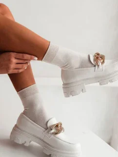 DÁMSKE BAVLNENÉ PONOŽKY S LUREXOVÝM REBROVANÍM 0200.060