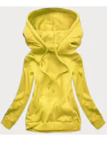 Dámska tepláková mikina v hruškovej farbe (W02-71)