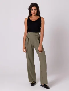 Dámske nohavice B252 Olivová - BeWear