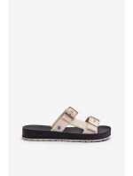 Dámske žabky s plochou podrážkou ZAXY LL285072 Beige