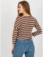 Blúzka RV BZ 8566.94 bielo-hnedá