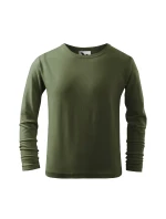 Detské tričko Fit-T LS khaki