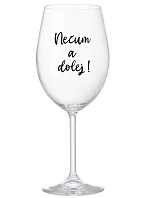 NEPOHĽADÁVAJTE A NEPOKLADÁTE! - priehľadný pohár na víno 350 ml