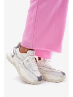 Damskie Sportowe Buty Cross Jeans II2R4017C Białe